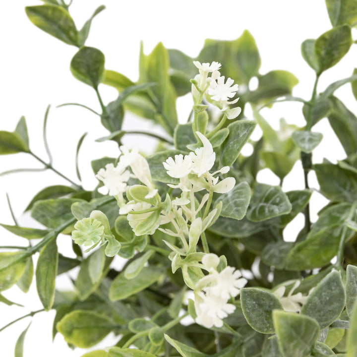 White Vase with Meadown Foliage