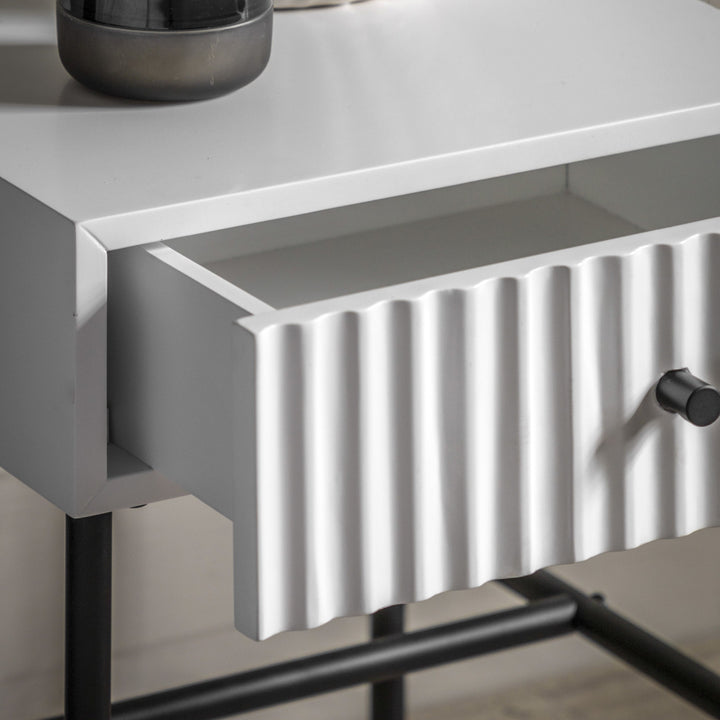 Buckhurst White Painted Bedside Table