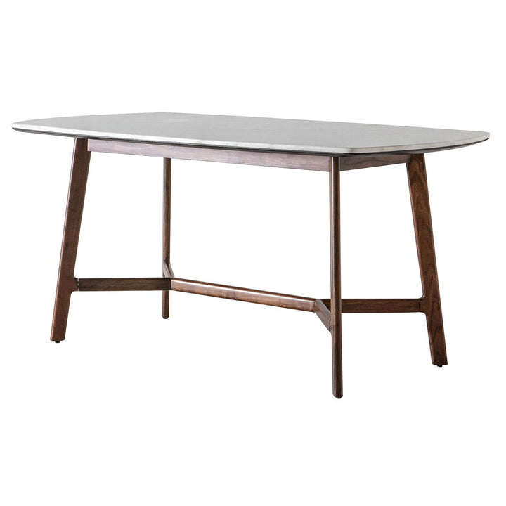 Barcelona 6 Seater Marble Top Dining Table Rectangle