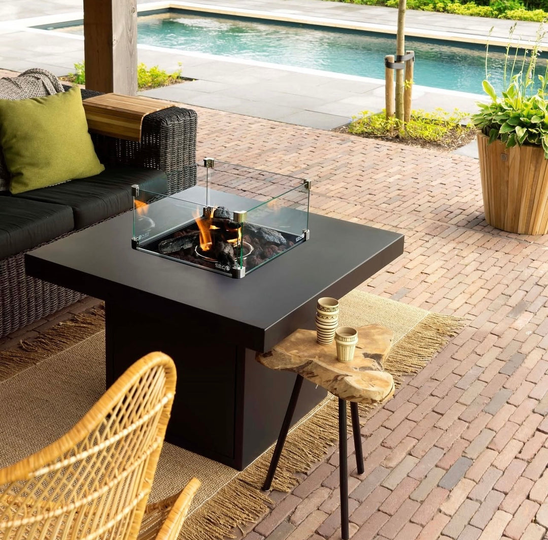 Cosibrixx 90 Anthracite Fire Pit Table