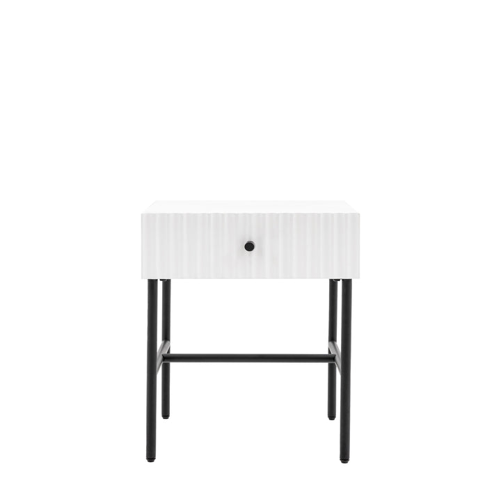 Buckhurst White Painted Bedside Table