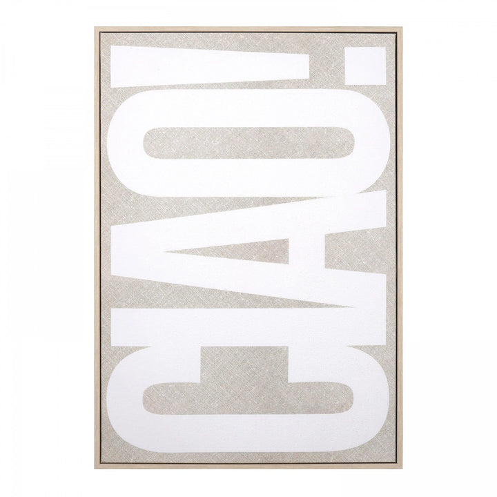 Ciao Framed Canvas