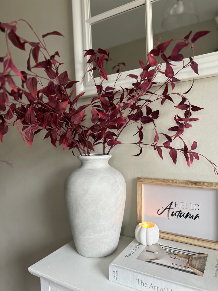 Autumnal Burgundy Luscious Bunch Of 4