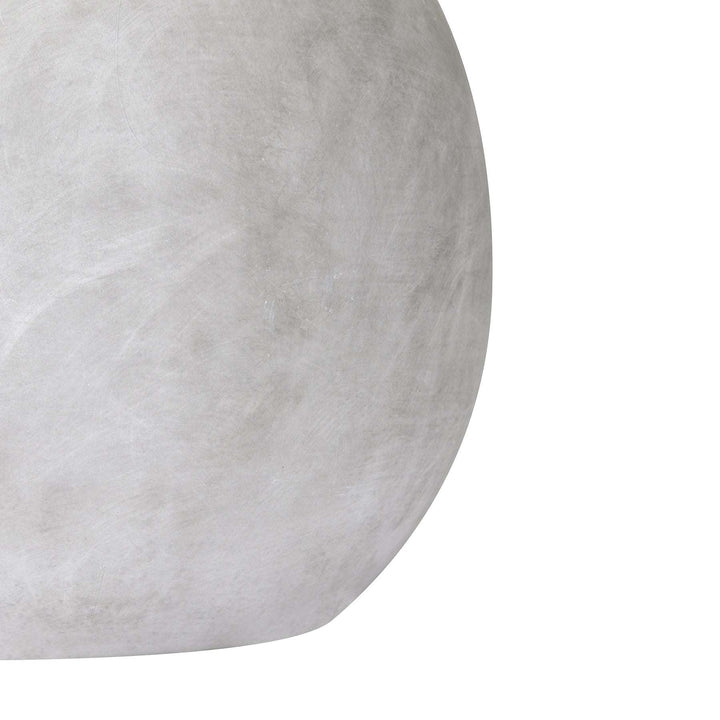 Darcy Globe Stone Vase Small