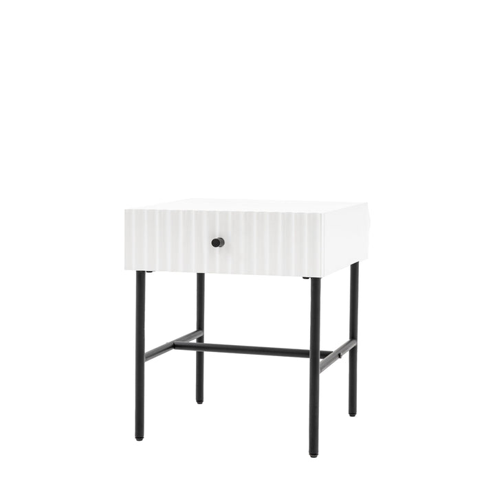 Buckhurst White Painted Bedside Table
