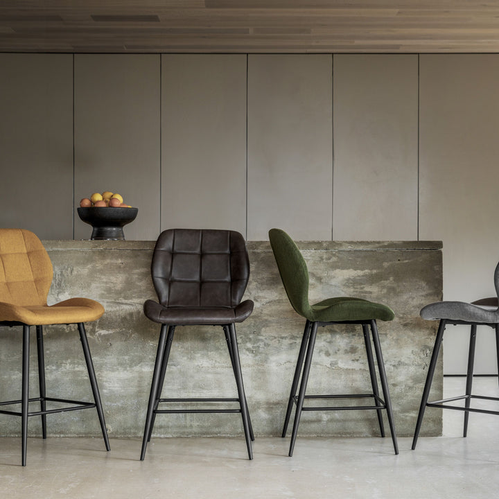 Contemporary Stool 2pk Bottle Green