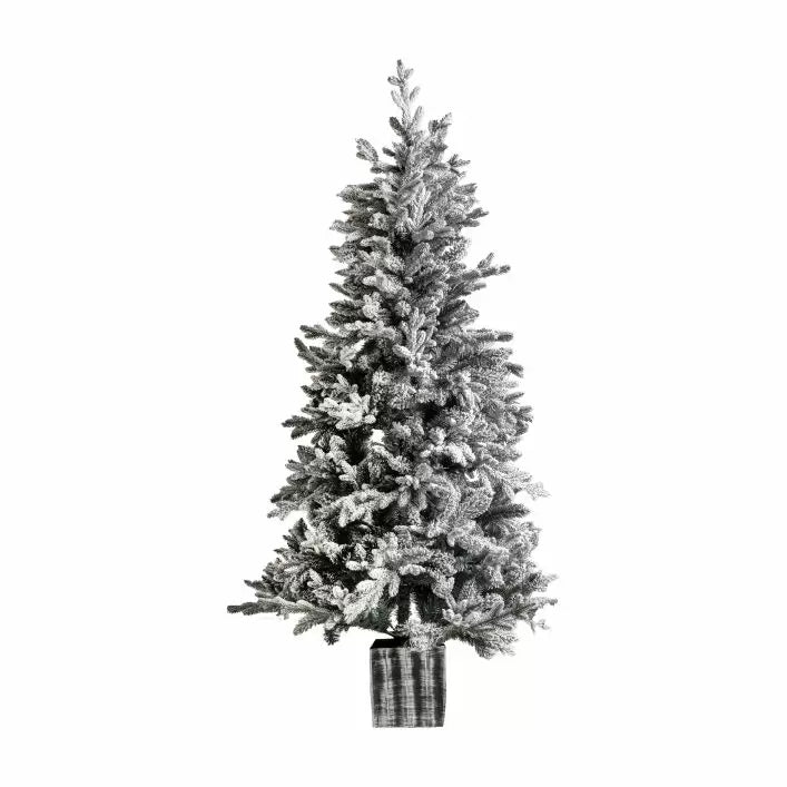 Snowy Mountain Christmas Tree Green 6ft