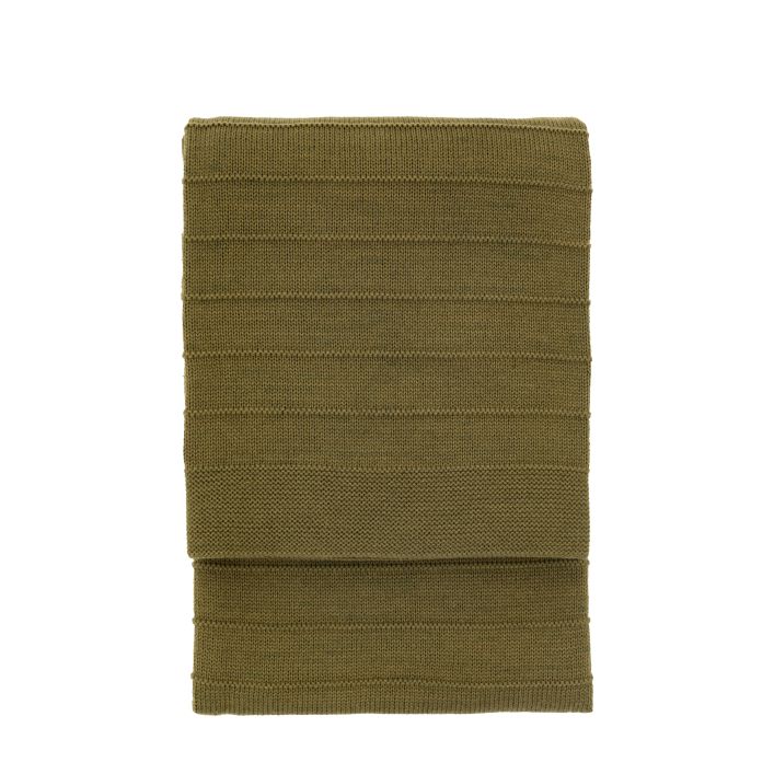 Florence Knit Throw - Olive