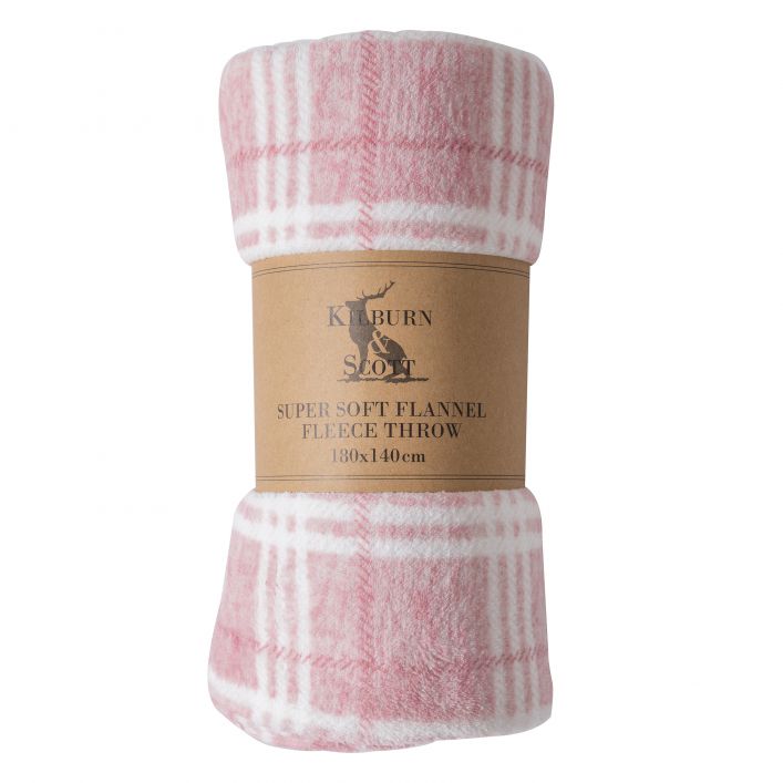 Checkmate Rolled Fleece