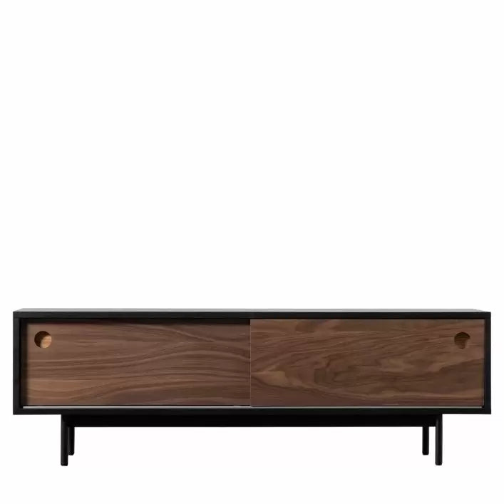 Barbican Oak Stained Media Unit.
