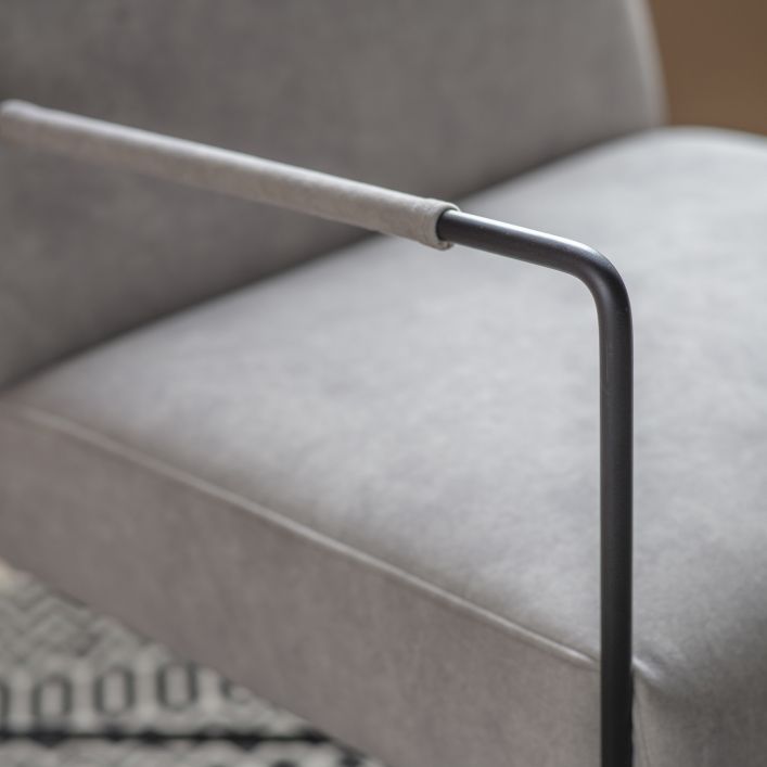 Chartham White Armchair