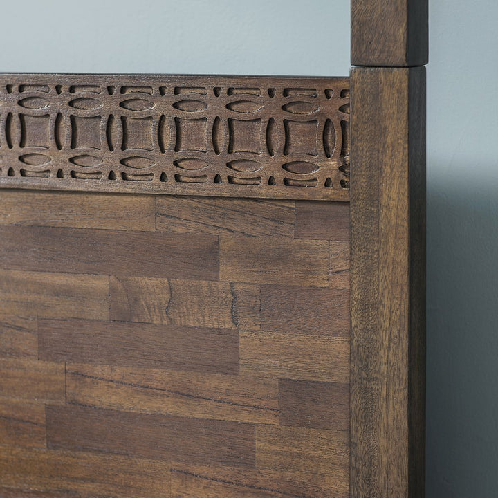 Boho Brown 4 Poster Bed | Super King
