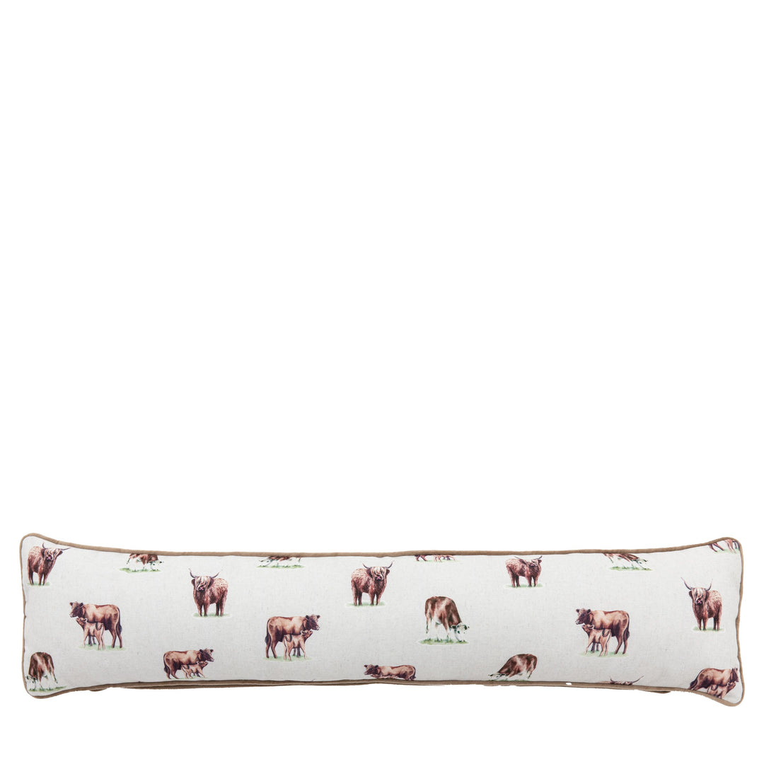 Watercolour Cow Design Kilburn Draught Excluder