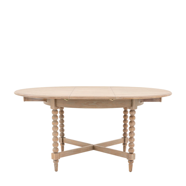 Artisan Oak Round Extending Dining Table