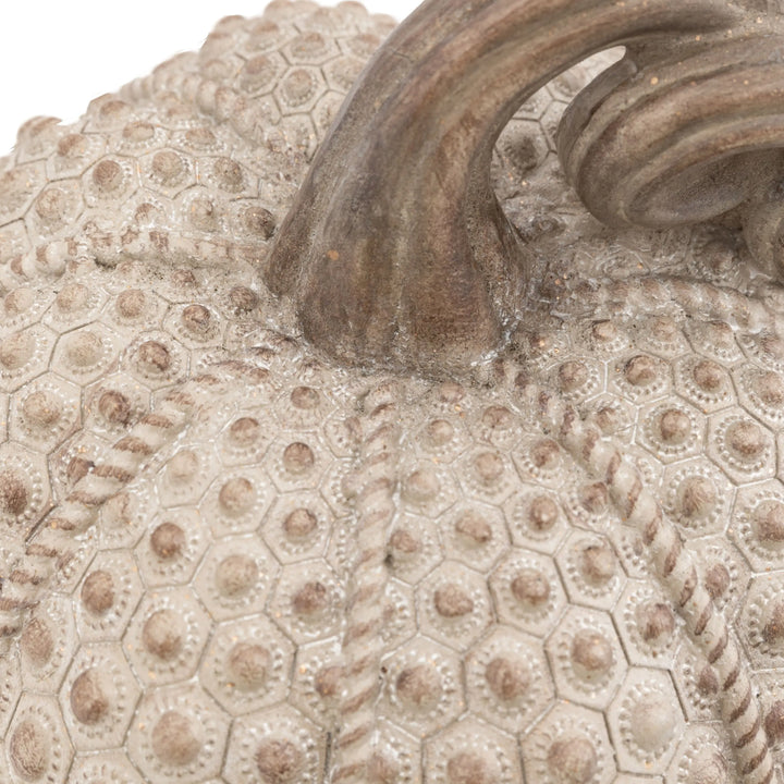 Resin Pumpkin Natural 22cm