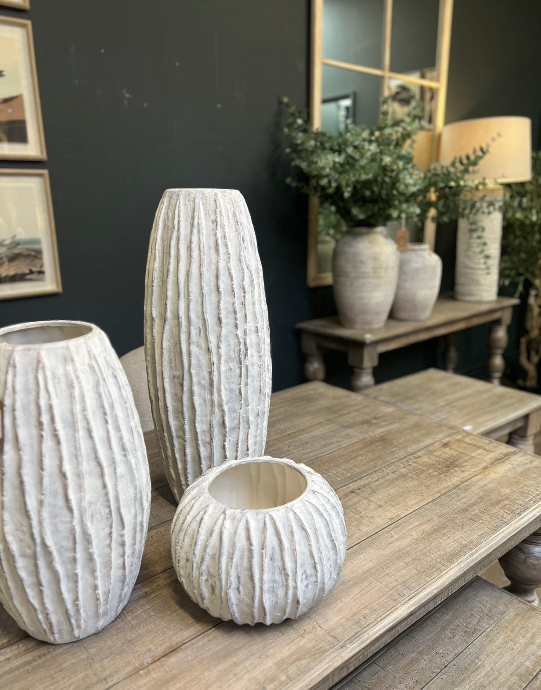 Lorenzo Large Fin Vase 49cm