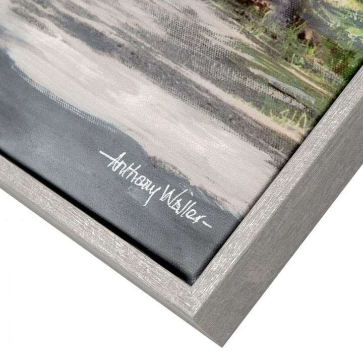 Avenue of Trees Framed Canvas