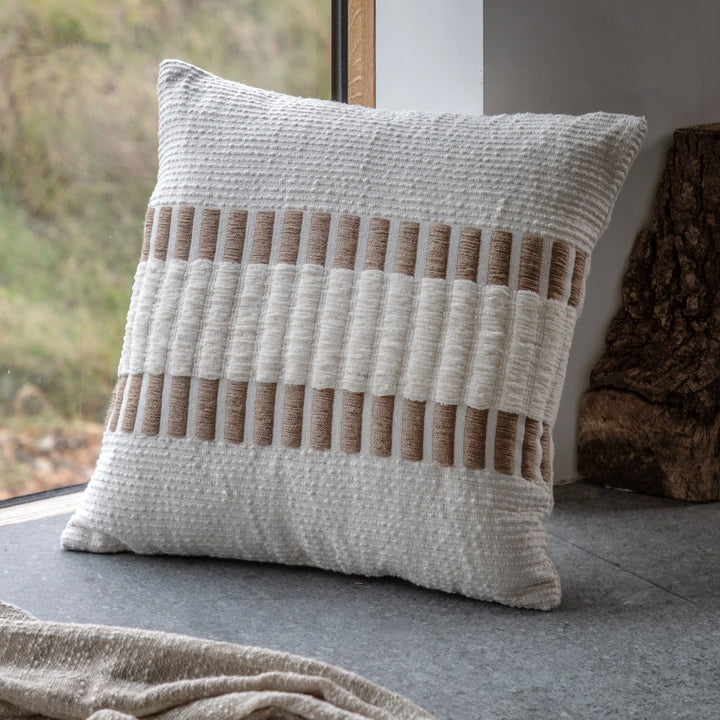 Longshaw Woven Cushion Natural