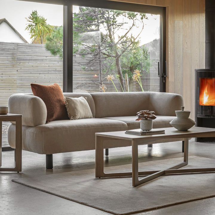 Ardo 3 Seater Sofa | Stone
