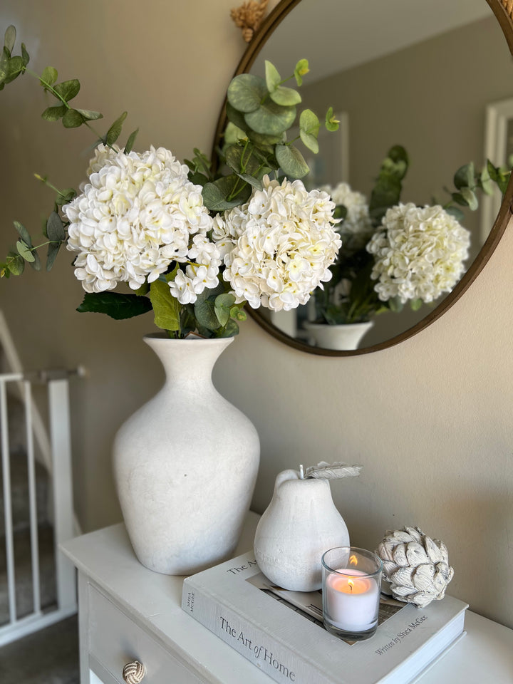 Darcy Ellipse Stone Vase