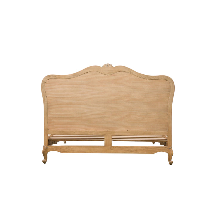 Weathered Chic Super King Linen Upholstered Bed
