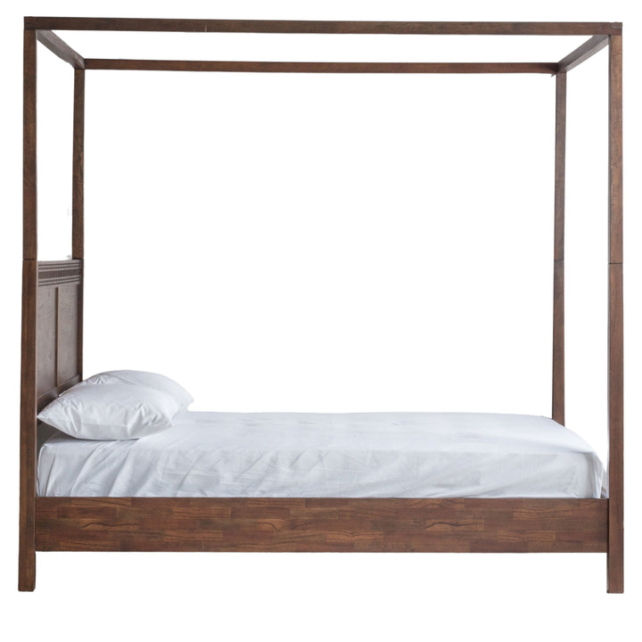 Boho Brown 4 Poster Bed | Super King