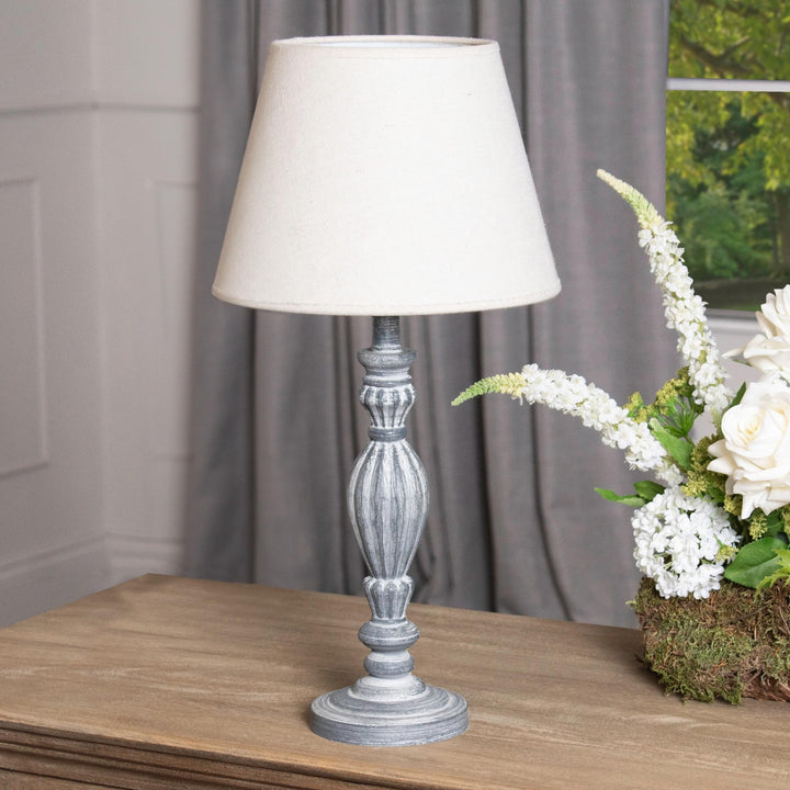Aegina Grey Lamp