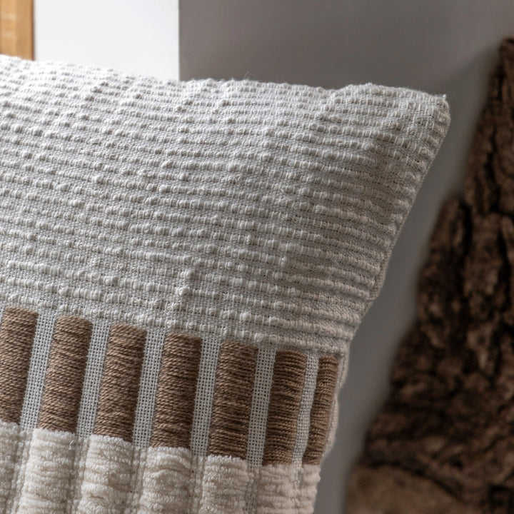 Longshaw Woven Cushion Natural