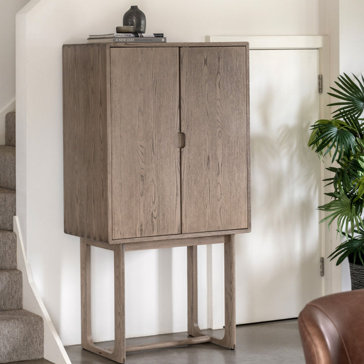 Craft Cocktail Cabinet | Smoked
