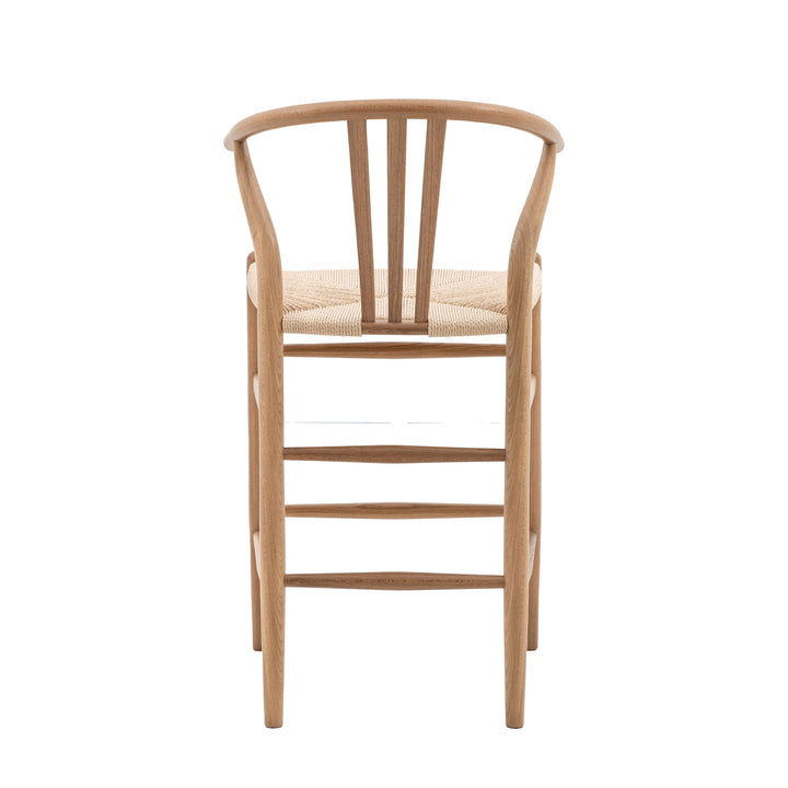 Wishbone Natural Bar Stool 2pk