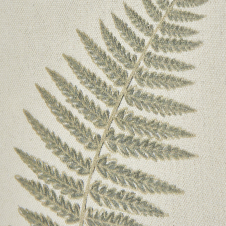 Fern Art On Texture-Torn Paper With Neutral Beaded Frame 50cm