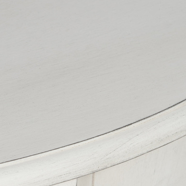 Heritage Elizabeth White Pine Wood Accent Table
