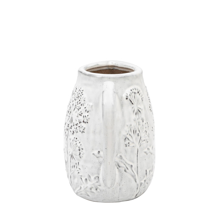 Meadow Embossed Ceramic Jug