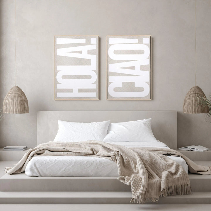 Ciao Framed Canvas