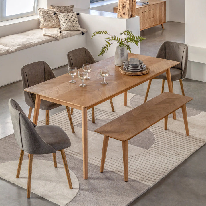 Malmö Extendable Oak Dining Table | 6-8 Seater