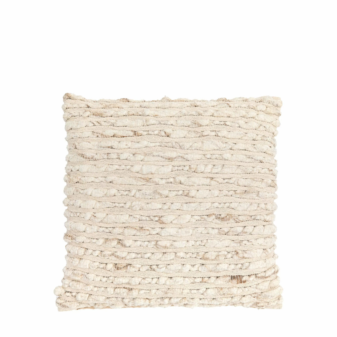 Porto Soft Wool Cushion | Warm Grey