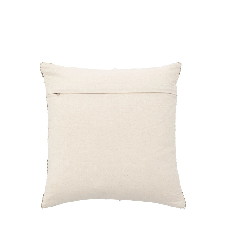 Winster Check Woven Cushion Taupe