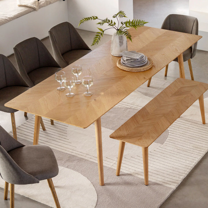 Malmö Extendable Oak Dining Table | 6-8 Seater