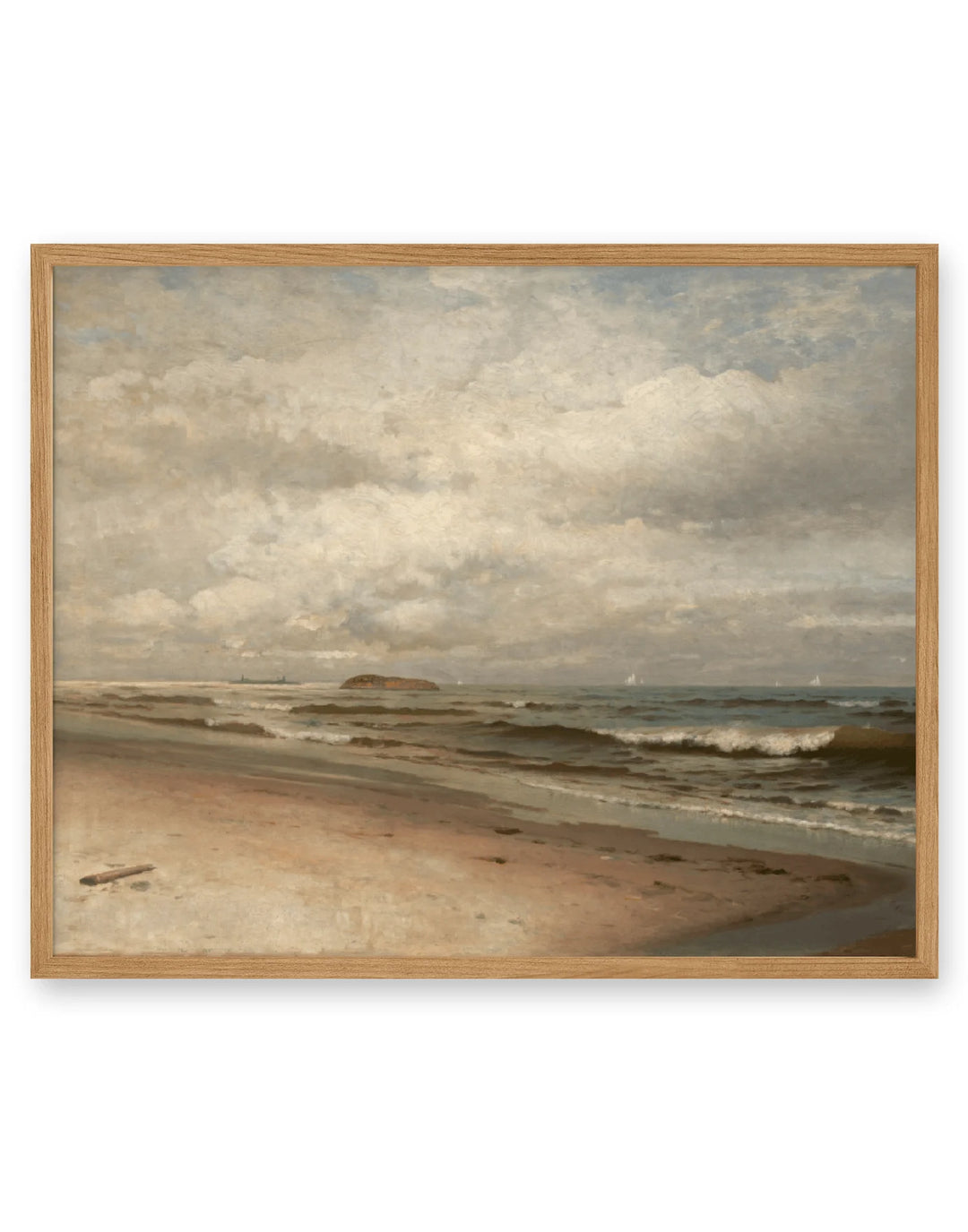 Rustic Coastal Beach 12.5cmx17.5cm