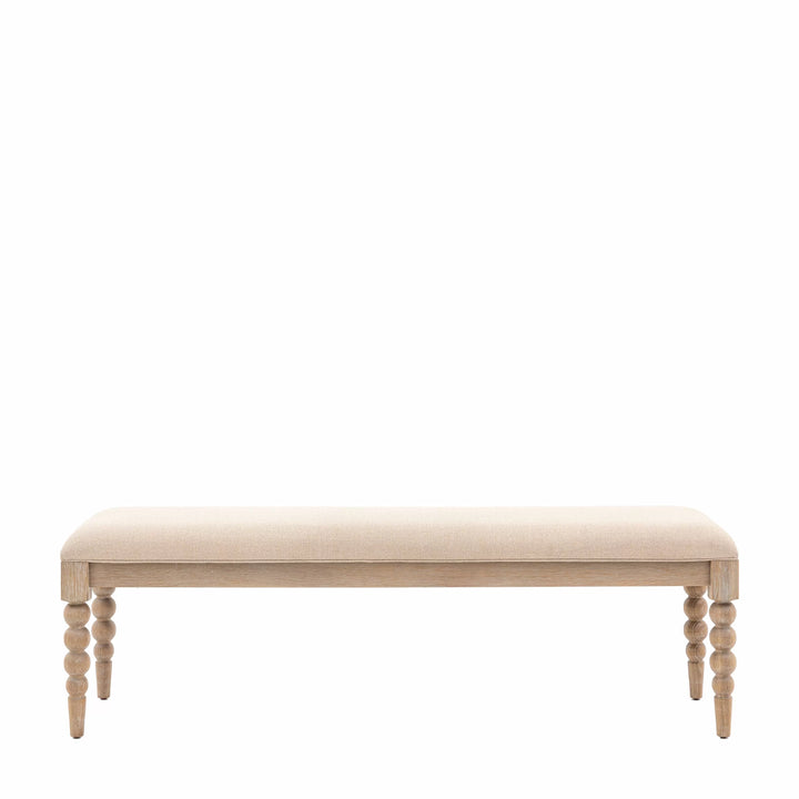 Artisan Oak Bobbin Dining Bench