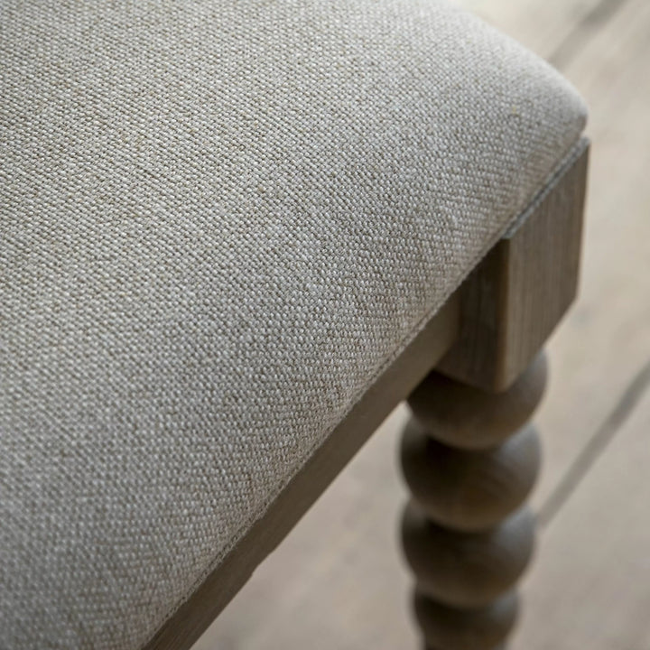 Artisan Oak Bobbin Dining Bench