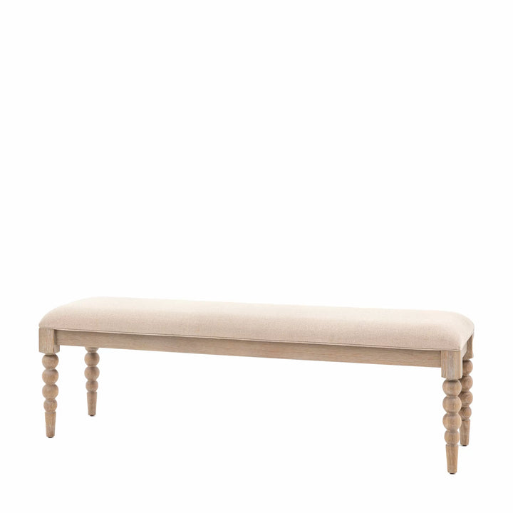 Artisan Oak Bobbin Dining Bench