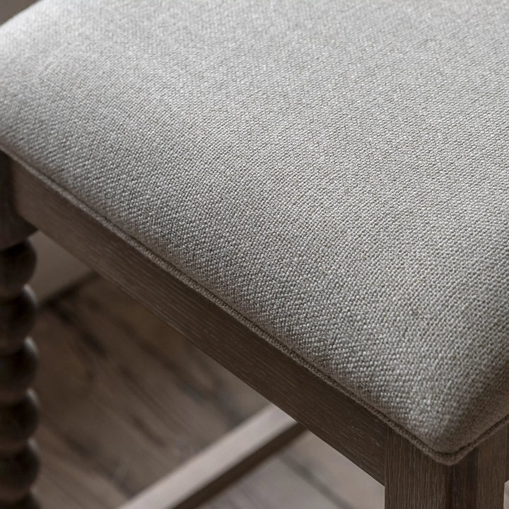 Artisan Oak Bobbin Bar Stool