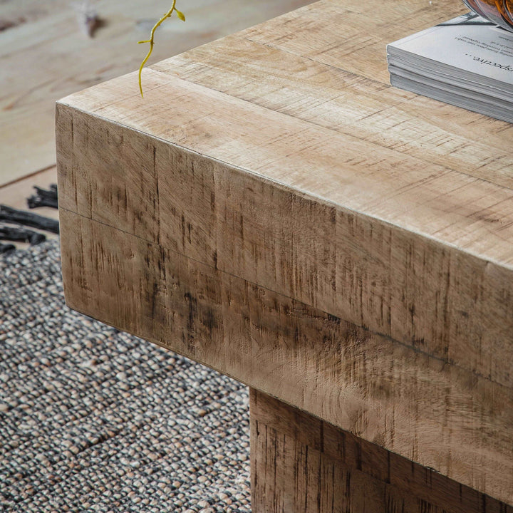 Chunky Weathered Coffee Table
