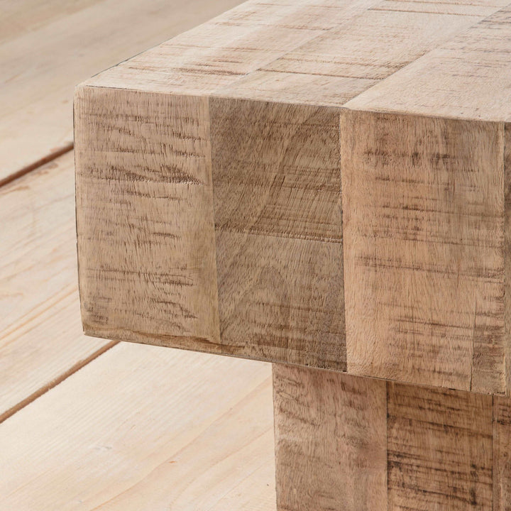 Chunky Weathered Coffee Table