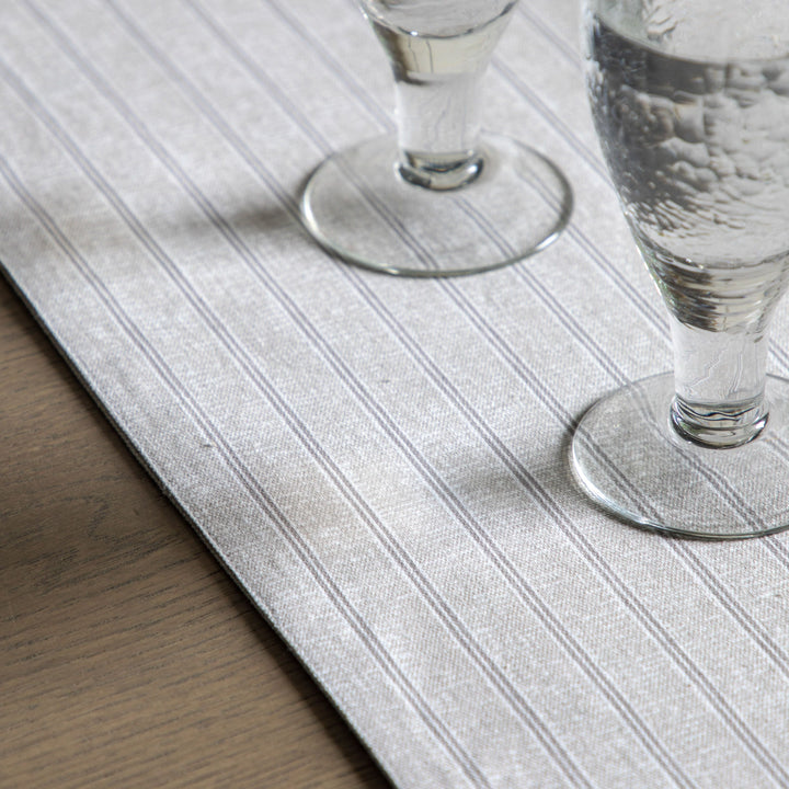 Natural Stripe Table Runner 180cm
