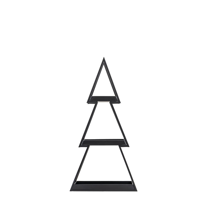 Xmas Tree Tray Stack Black 80cm