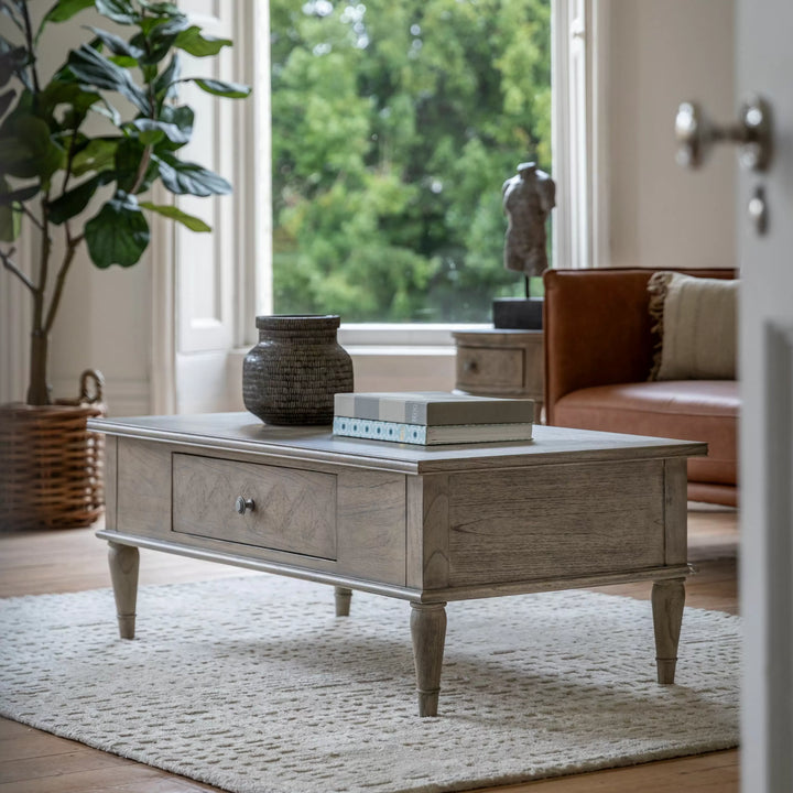 Mustique Push Drawer Coffee Table