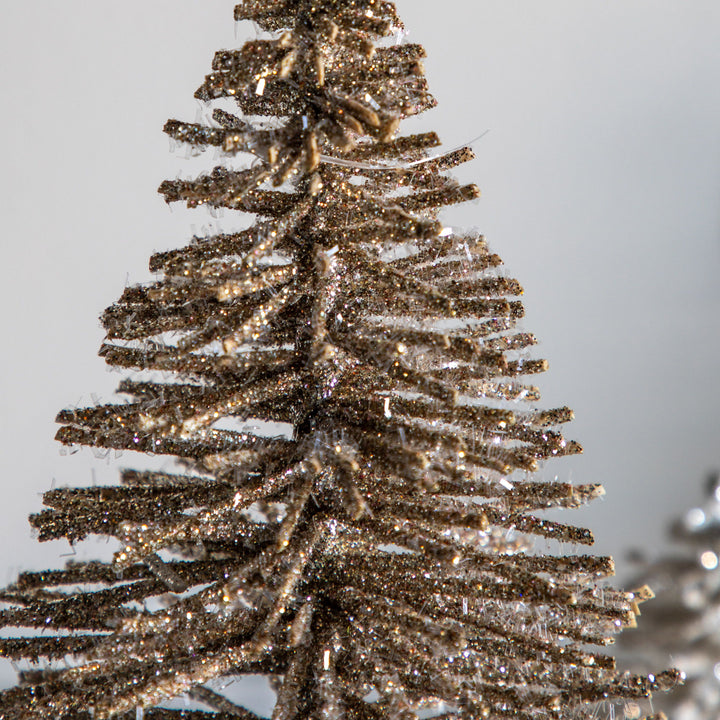 Glittered Brush Tree | Small