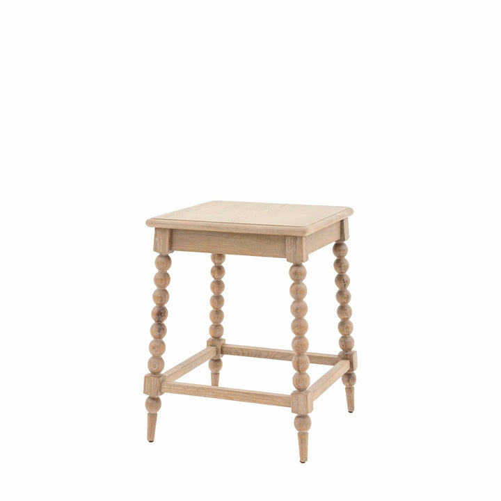 Artisan Oak Bobbin Side Table